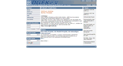 Desktop Screenshot of dgfk.de